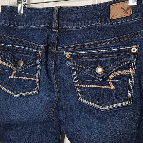 American Eagle Women's Low Rise Artist Flare Jeans size 4 - Picture 6 of 8